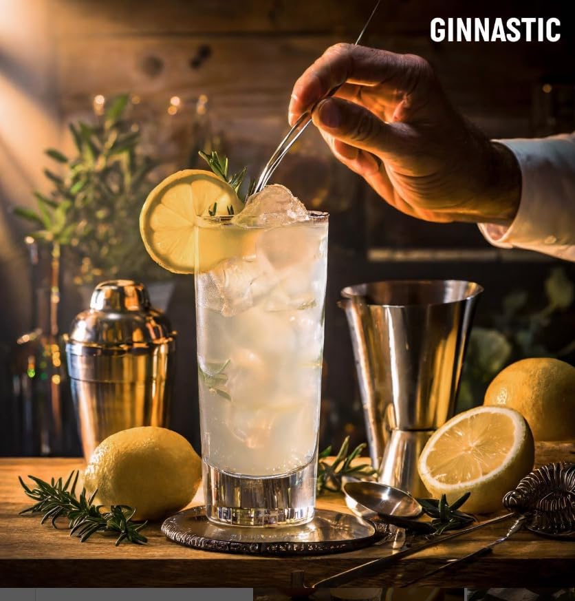 Ginnastic, Gin Match Citrus Blend, 700 ml, Aroma Agrumato con Limoni Freschi e Pompelmo Rosa della Piana di Sibari, Ideale per Gin Tonic, Lemon e Fizz, Idea Regalo, 41.50% Vol.
