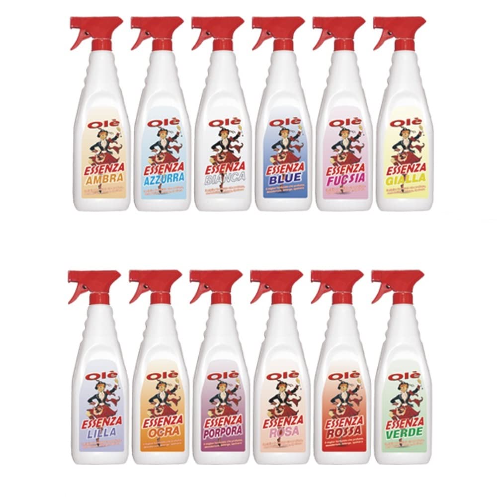 OLE' ESSENZA RESSENZA ml.750 12 PEZZI igienizzante profumata detergente spray (Misto)
