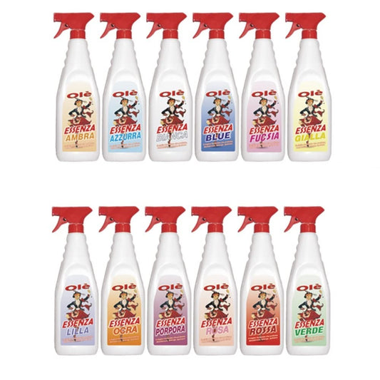 OLE' ESSENZA RESSENZA ml.750 12 PEZZI igienizzante profumata detergente spray (Misto)