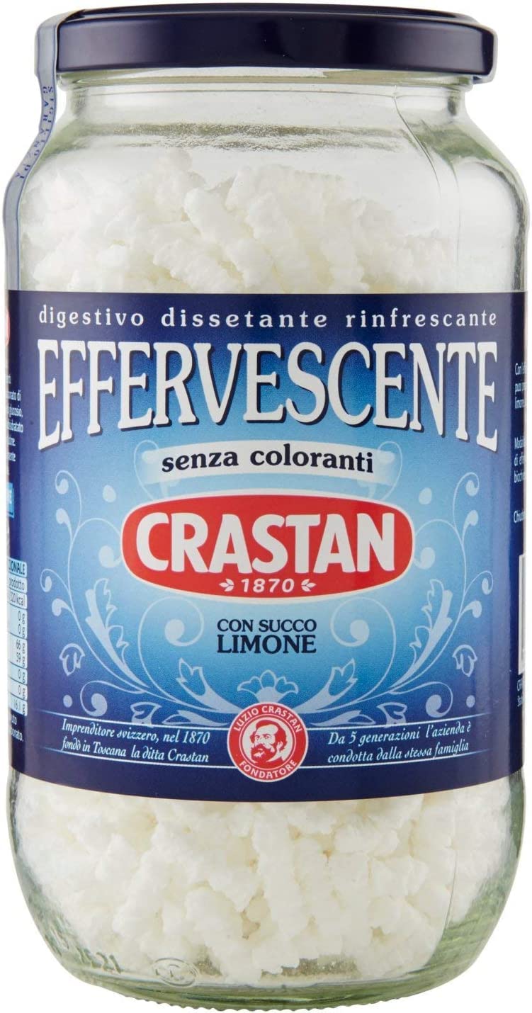 6 X Crastan limone rinfrescante digestione con profumo di limone 250 gr