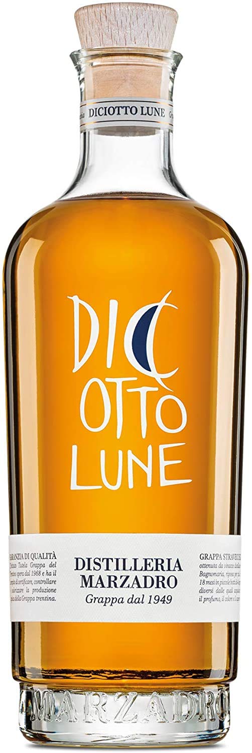 Grappa Marzadro ''Le 18 Lune'' 41% vol [ 6 Bottiglie da 700 ml ]