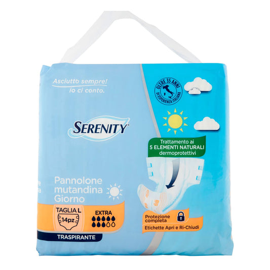 Serenity Pannolone Mutandina, Confezione da 14
