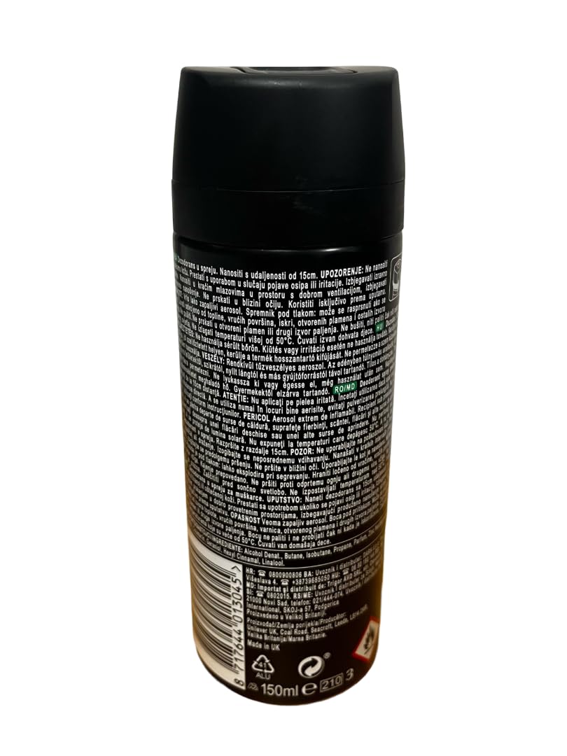 6 x AXE Deo Uomo Spray Africa 150 Ml