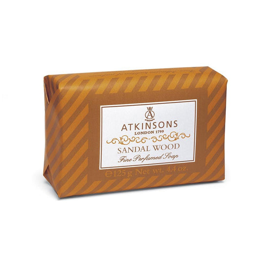 ATKINSONS Fine Perfumed Line Sapone, Sandalwood, 125 gr - 1 Unità