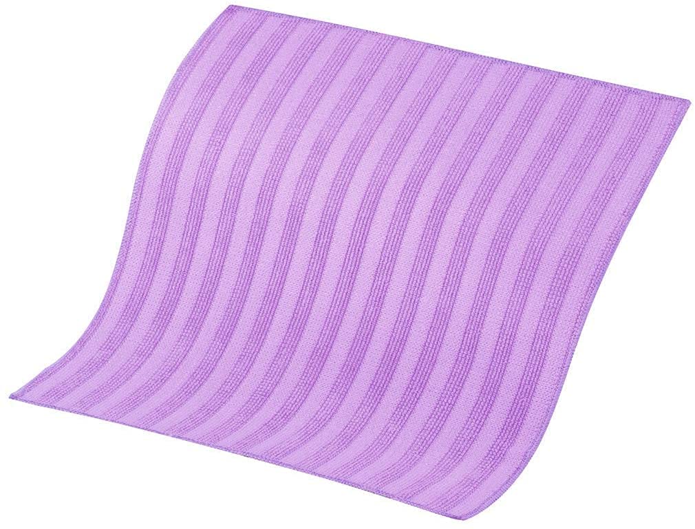 Vileda Microfibre Cucina, Panno per Cucina, in Microfibra, con Bande Abrasive di Nylon, AntiGraffio, Disincrostante, 32 x 32 cm