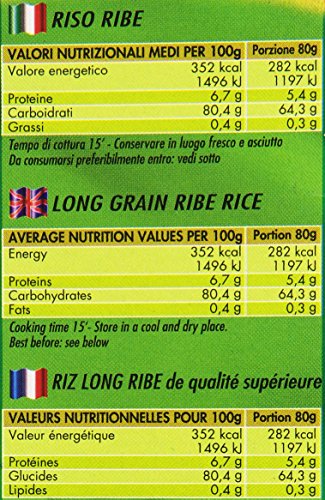 Curtiriso - Riso Ribe, per Insalate e Risotti - 1000 g