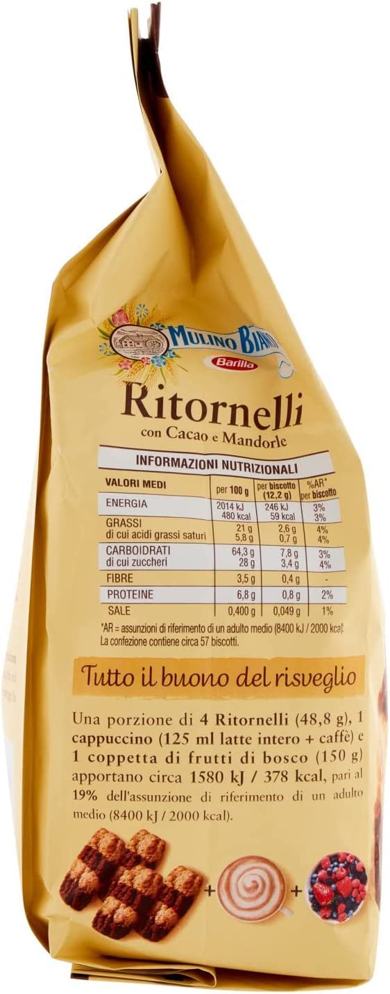 Mulino Bianco Ritornelli (700g) - 3 Pacchi da 700 g - [2,10 Kg]