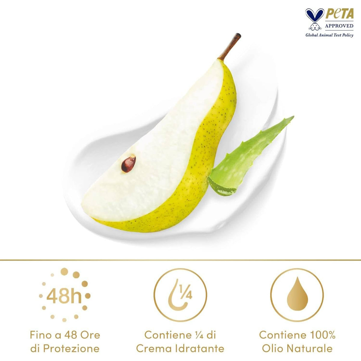 Dove Deodorante Go Fresh Pera E Aloe Vera Antitraspirante 48H Stick 40 Ml