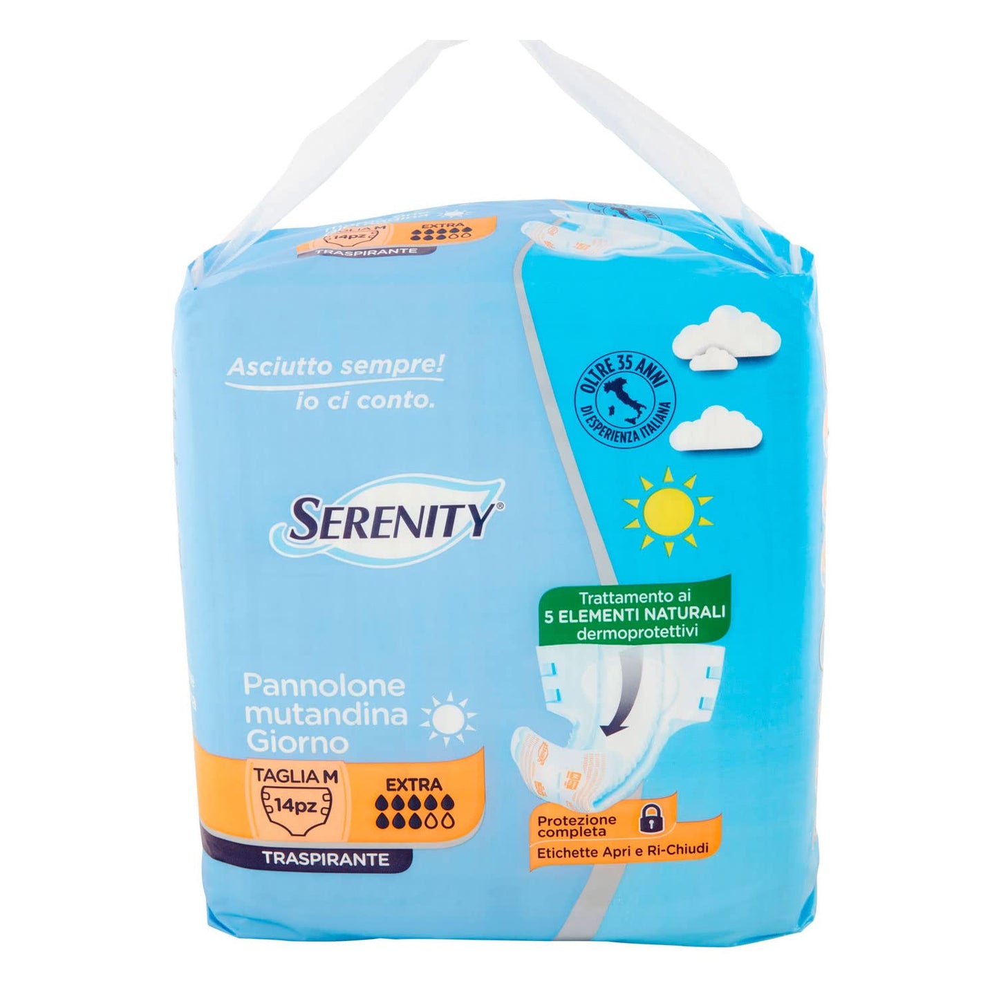 Serenity Pannolone Mut Trasp M, 14pz