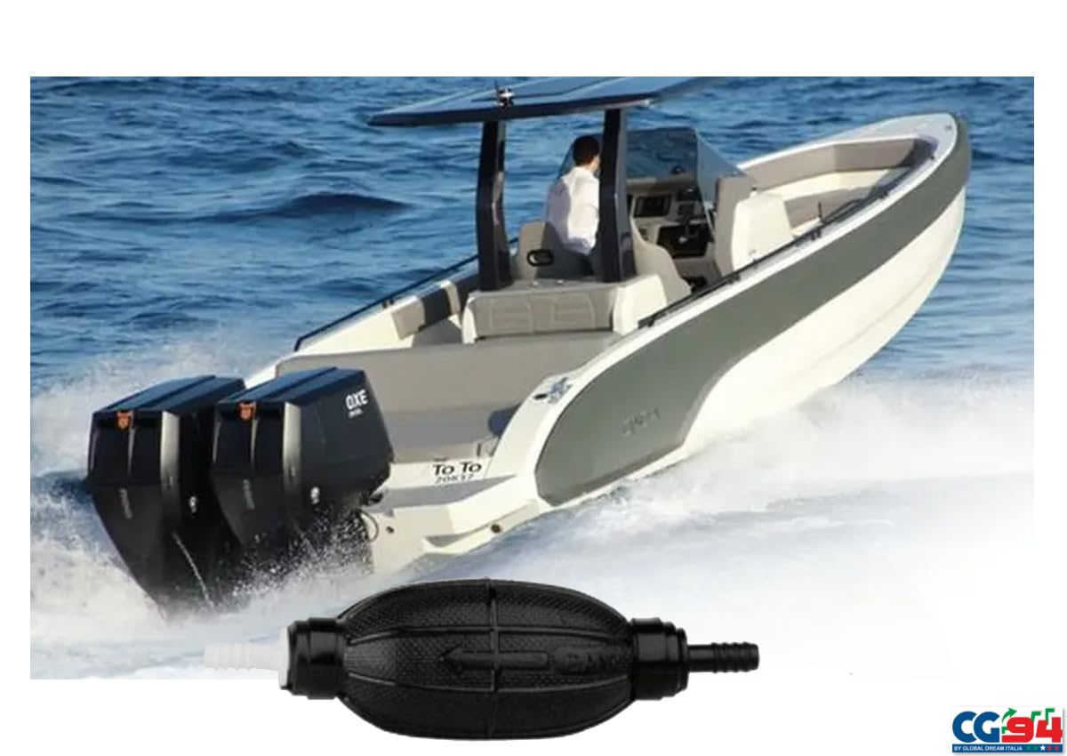 CG94 - Pompetta Pompa aspirazione carburante motore fuoribordo barca