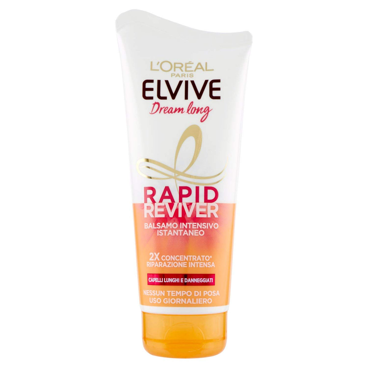 L'Oréal Paris Elvive Rapid Reviver Balsamo Intensivo Istantaneo per Capelli Lunghi e Danneggiati, 210ml