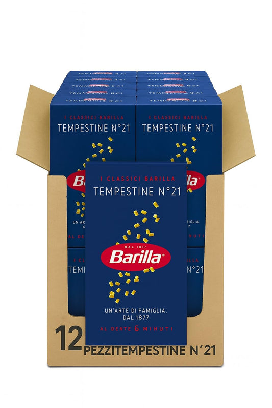 12 PEZZI DI TEMPESTINE N21 BARILLA GR 500