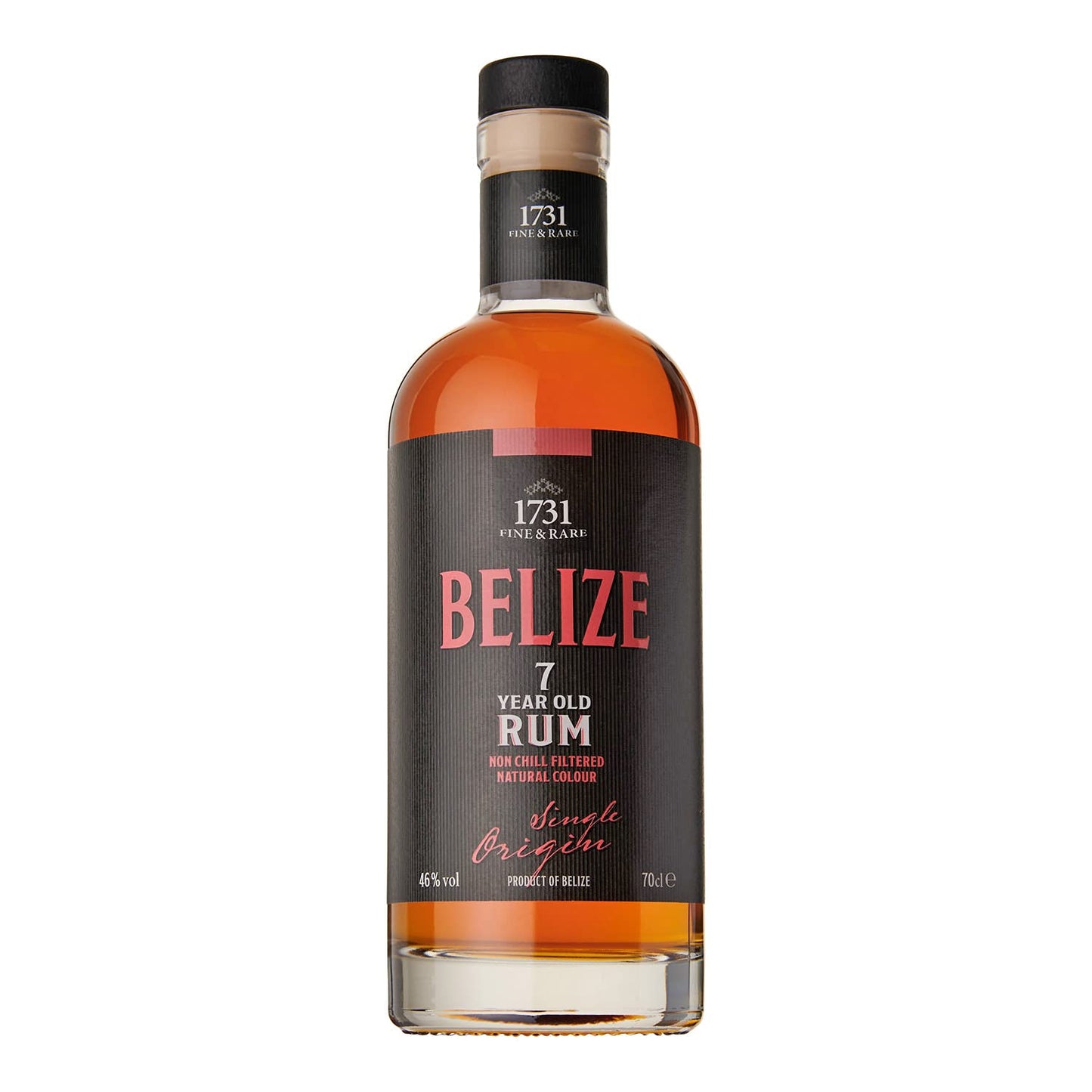 1731 Fine & Rare BELIZE 7 Years Old Single Origin Rum 46% Vol. 0,7l in Giftbox