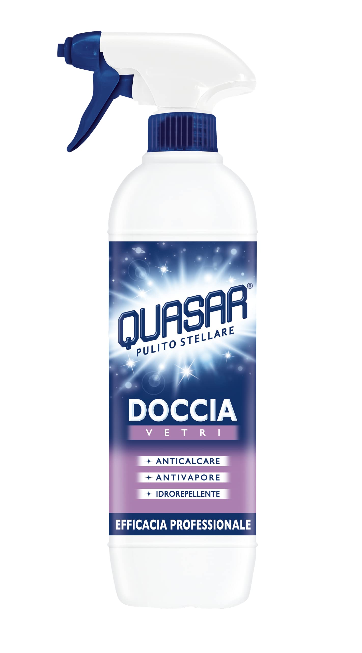Quasar - Doccia Vetri - Anticalcare, Antivapore e Idrorepellente - 6 Flaconi da 750 ml