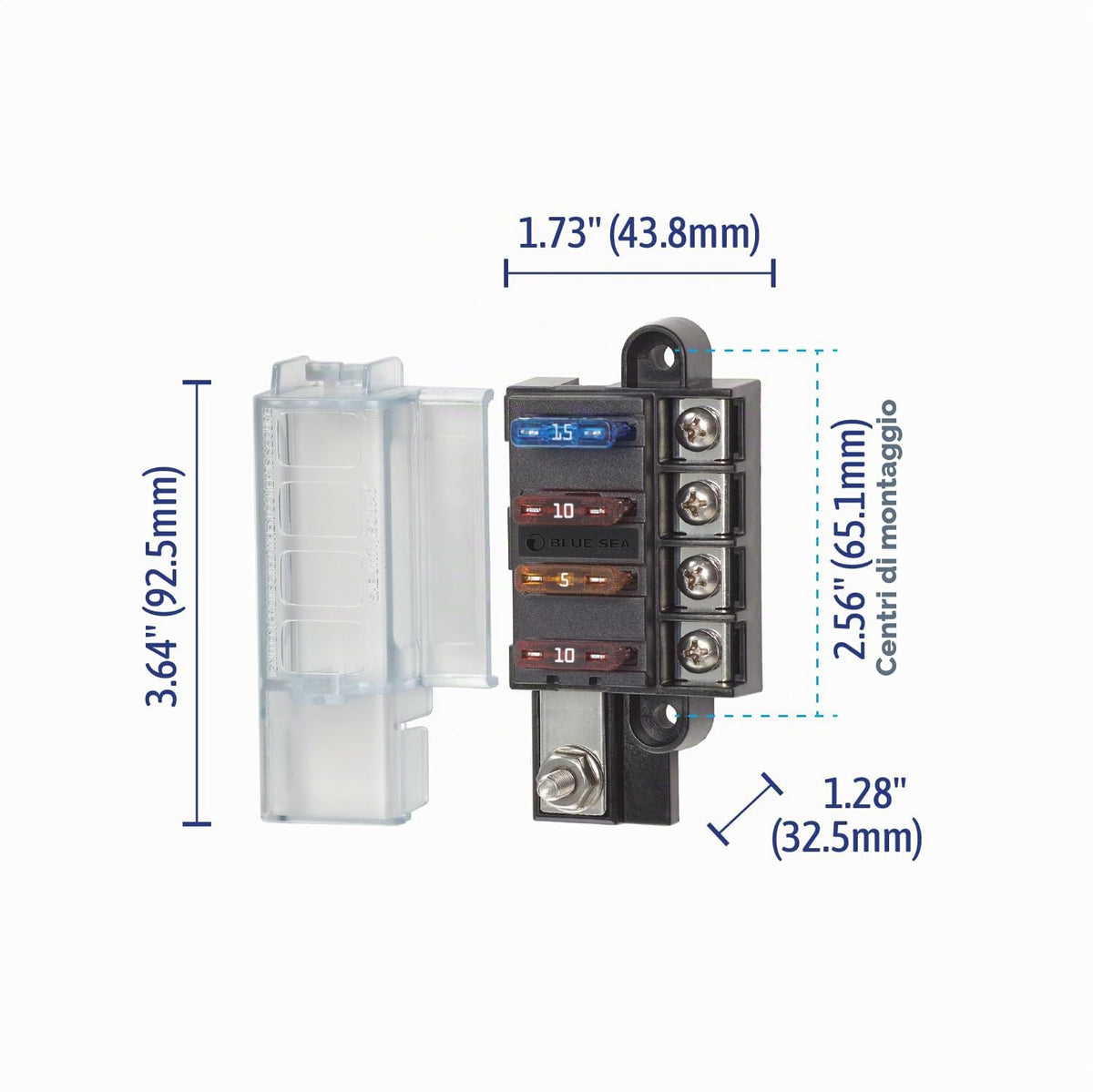 Blue Sea Systems ST Blade ATO/ATC Fuse Blocchi