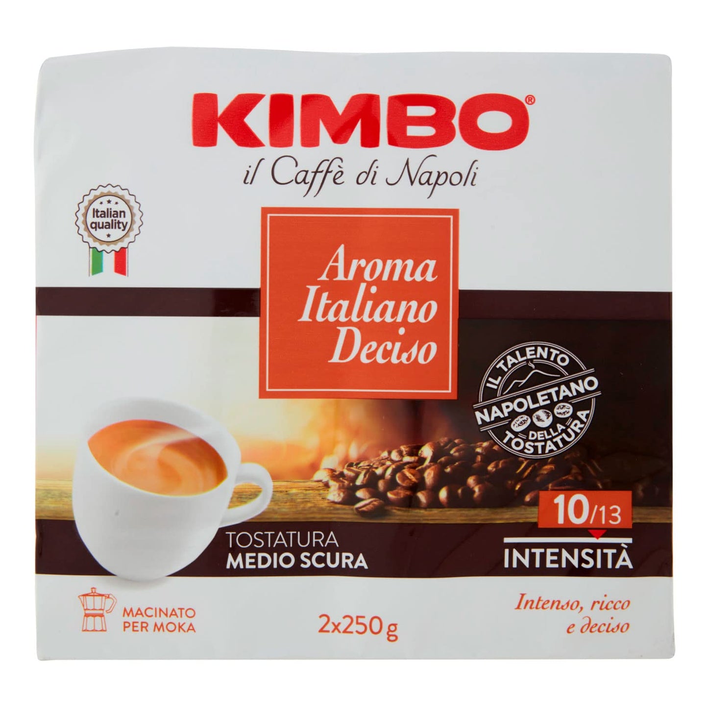 Kimbo Aroma Italiano Gusto Deciso, 2 x 250g