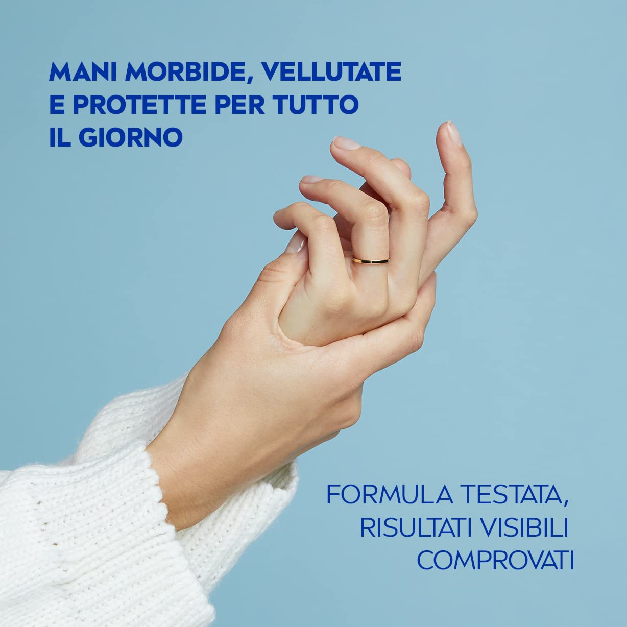NIVEA Crema Mani Riparatrice 3in1 da 100 ml, Crema mani secche, arrossate e screpolate con Dexpanthenolo, Formula riparatrice e nutriente