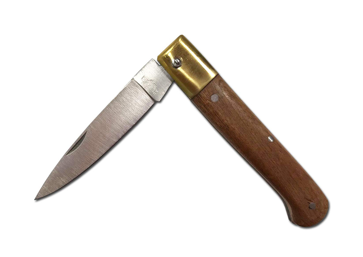 AUSONIA - Coltello da tasca modello Calabrese manico legno Cm 16