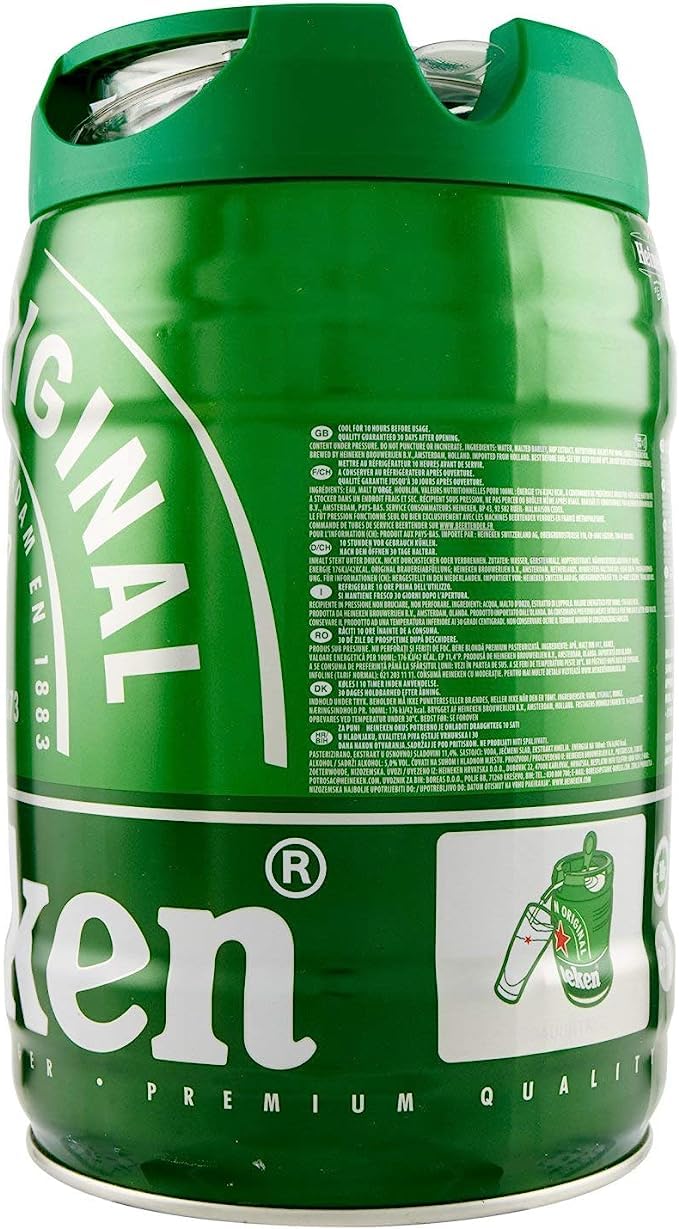 sicilia bedda Fusto Birra Heineken 5 LT - Sistema di Spillatura a Pressione