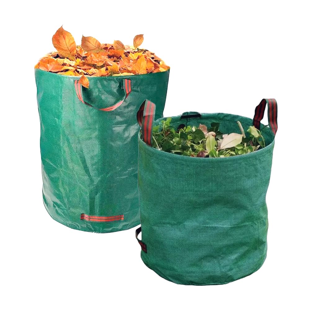 CG94 Sacco raccogli Foglie Pieghevole da Giardino Verde 67cm x h75 cm / 270 lt