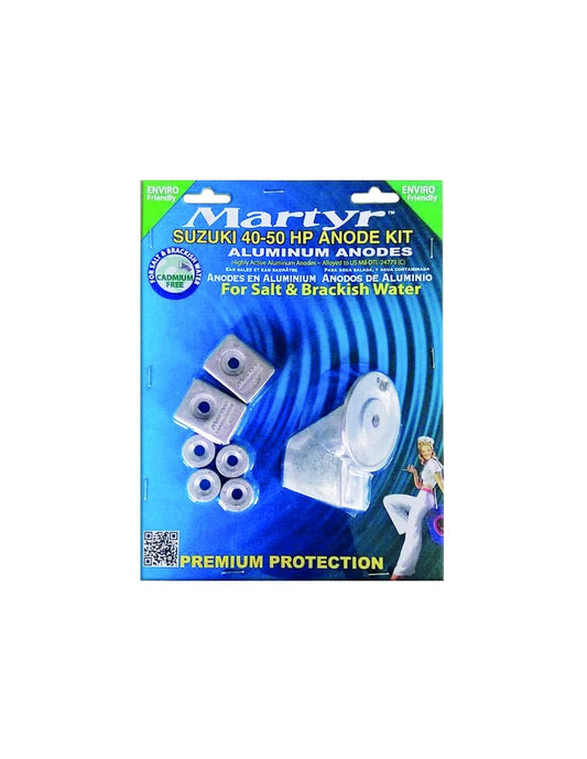 BateauPlus.com Kit ANODES Alu Suzuki 40-50CV