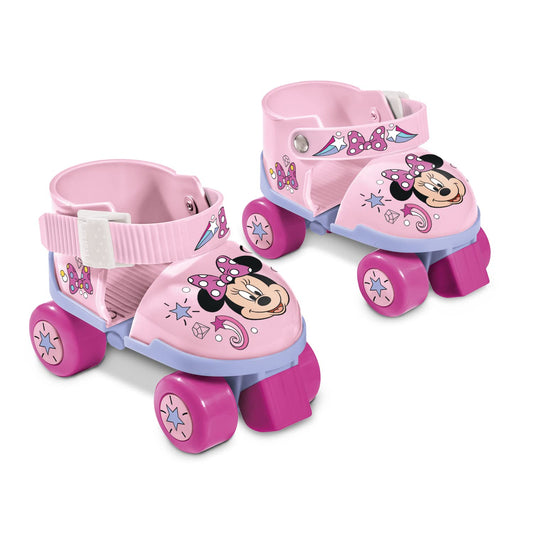 Mondo Rotelle Skate Minnie, Pattini A Per Bambina, Rosa (Pink), Regolabile dal 22 al 29