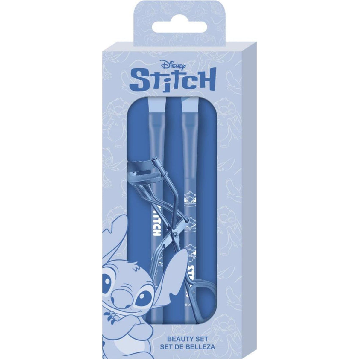 Stitch, arricciacapelli per ciglia e ragazze, set per la cura personale con clip, per ragazze e ragazzi, accessori di bellezza Disney con design originale Stitch