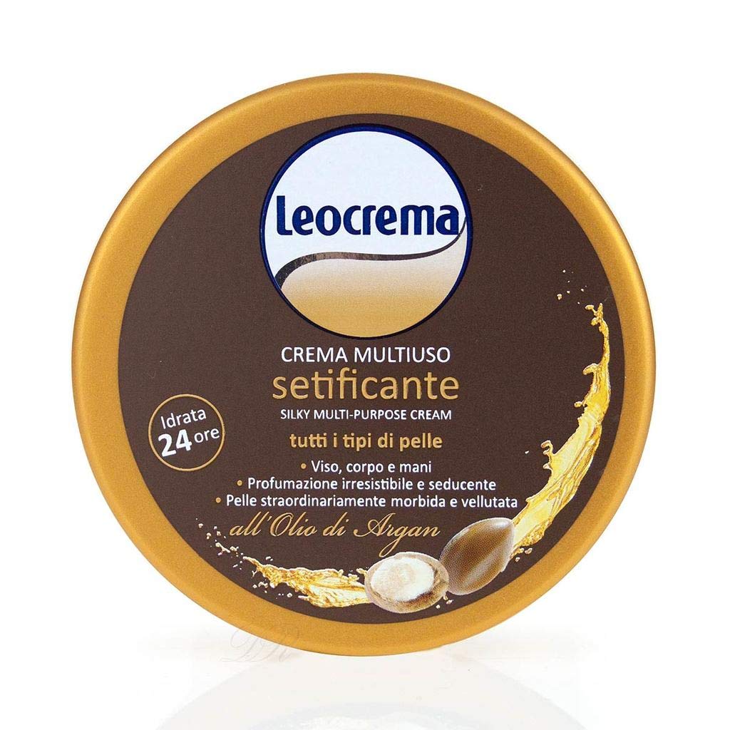 3 crema Leocrema con olio di argan, crema per il corpo, crema per le mani, 150 ml