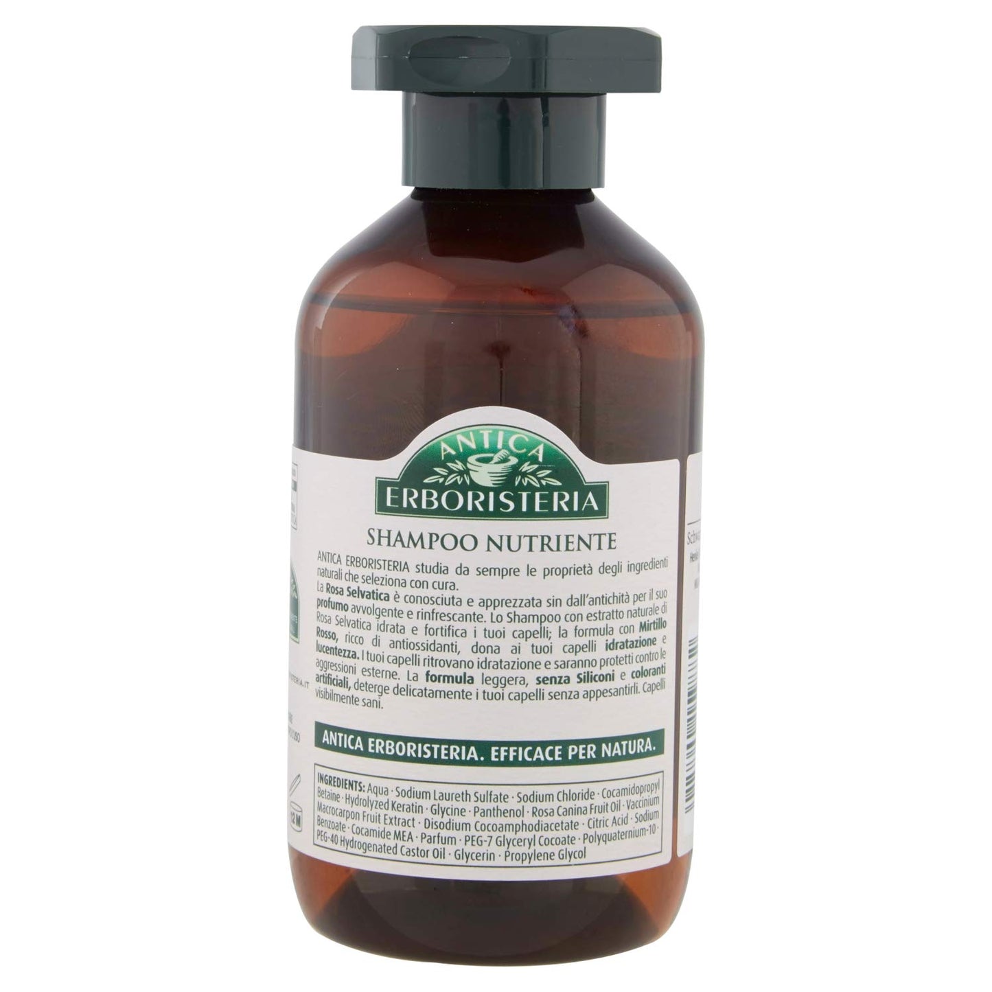 Antica Erboristeria Shampoo Rosa Selvatica per Capelli Secchi, 250 ml