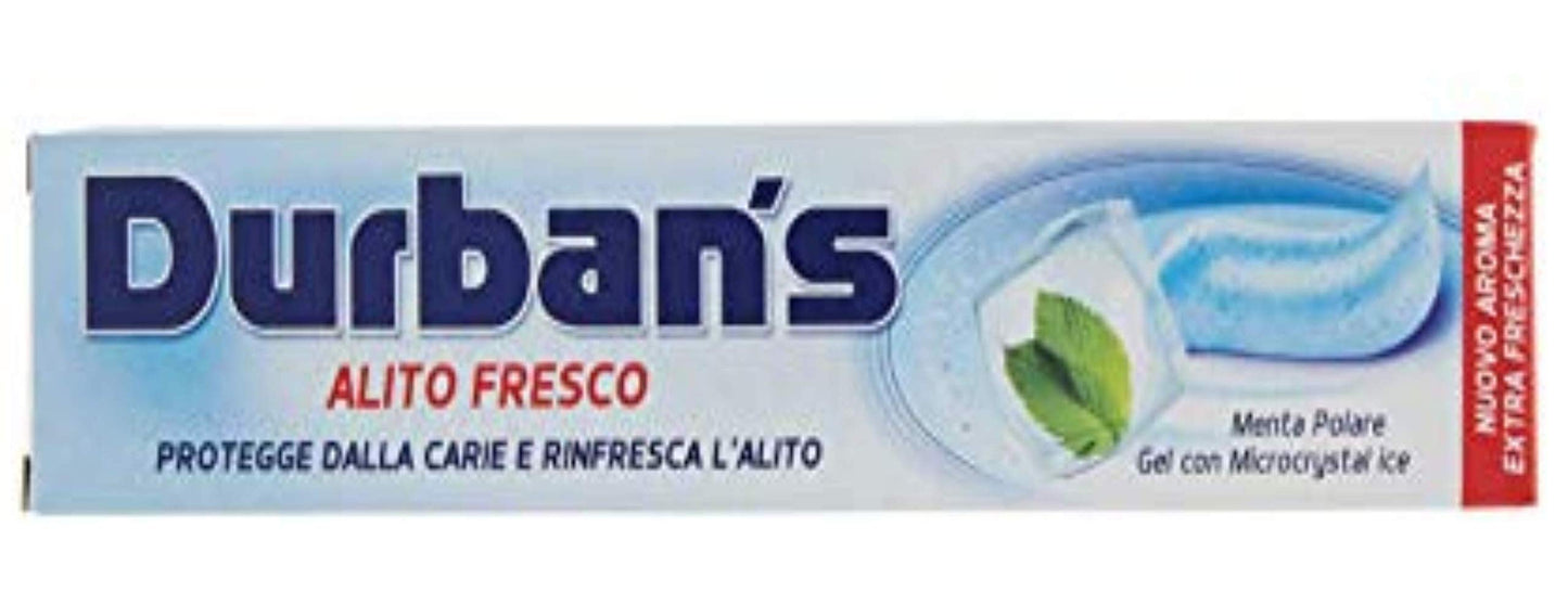 6 x Durban's Alilto Fresco Dentifricio 75ml