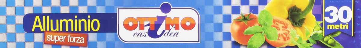 Ottimo - Carta Stagnola Alluminio Super Forza, 30 Metri - 2 confezioni [60 m]