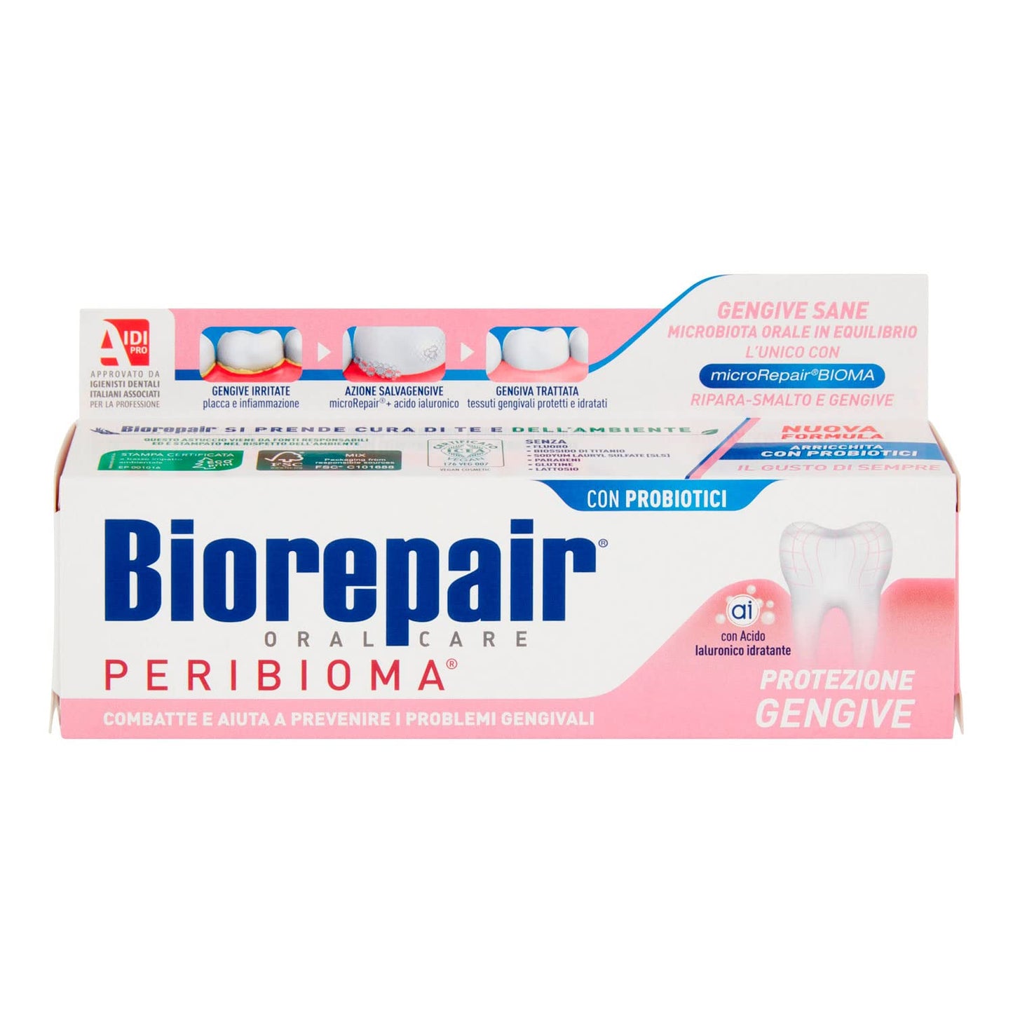 Bio Repair Dentifricio Protezione Gengive, 75ml