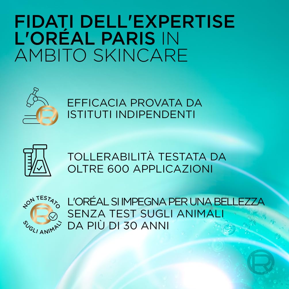 L'Oréal Paris Fluido UV Anti-Macchie, Per Tutti i Tipi di Pelle, Incarnato Luminoso, Macchie Scure e imperfezioni Meno Visibili, Con Niacinamide e SPF50, Bright Reveal, Tonalità: Medium, 50 ml