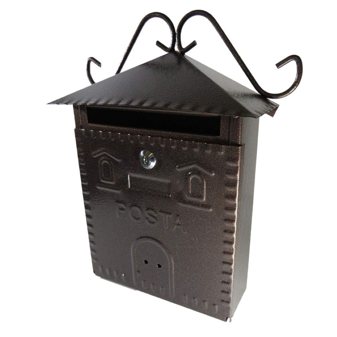 Cassetta Postale In Ferro Battuto Cm 30 X 10 X H 36