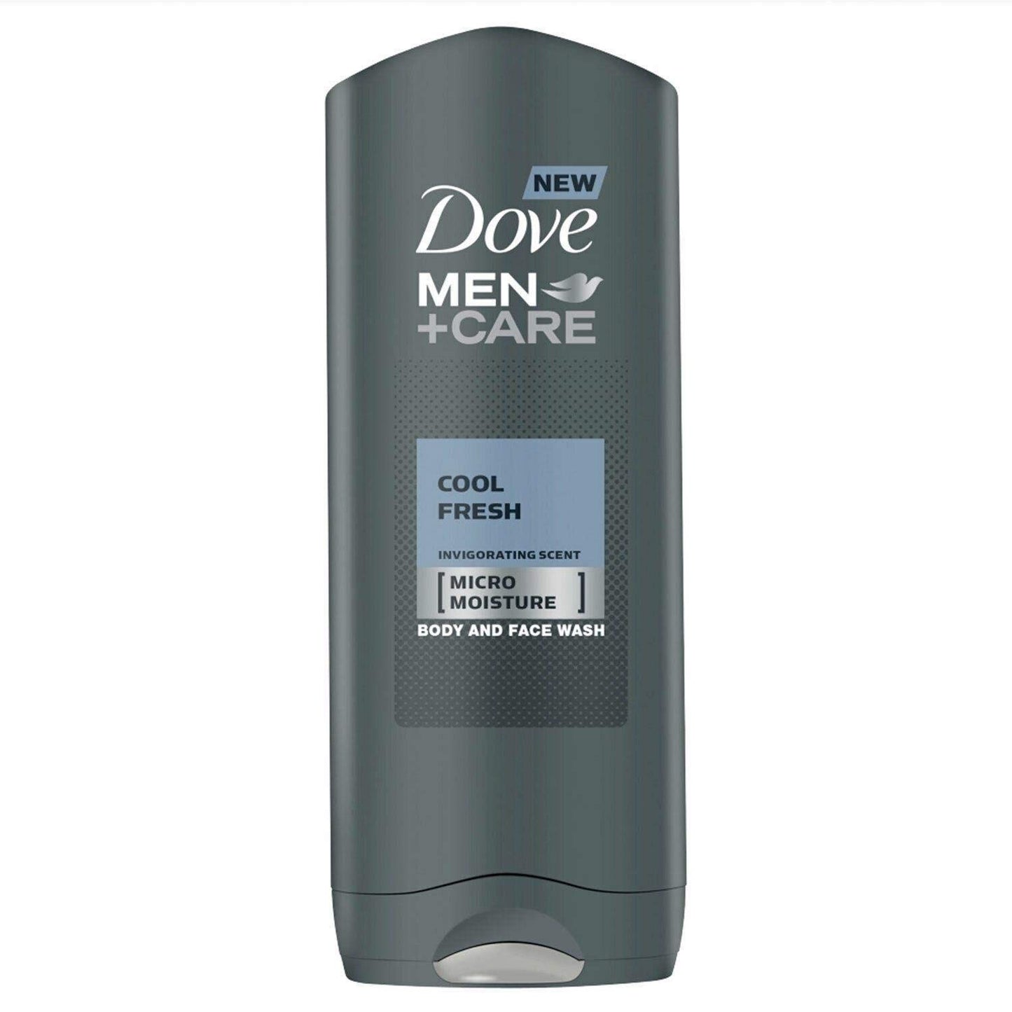 Dove, Doccia Dove Men+Care Cool Fresh, Bagnoschiuma Uomo 3 in 1 Idratante Corpo, Viso e Capelli, con Tecnologia MicroMoisture, Dona 24 Ore di Idratazione, 400 ml