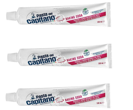 Pasta Del Capitano Dentifricio Baking Soda, 100ml