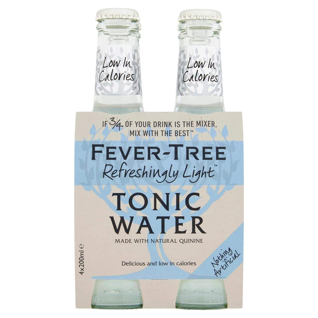 Fever-Tree Naturally Light Indian Tonic Water 200ml x Case of 24