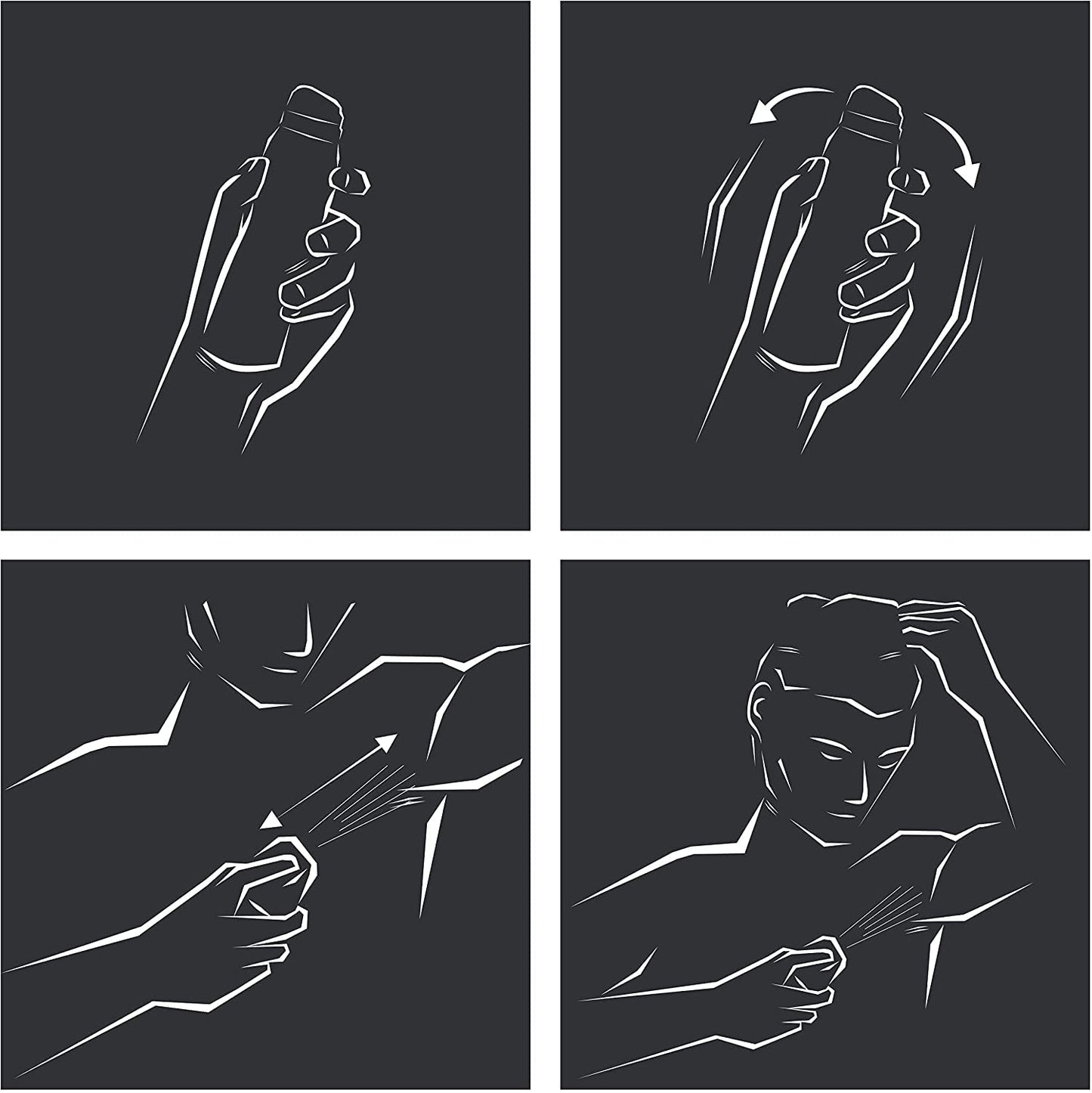 Dove Men+Care Deodorante Spray Talc Mineral & Sandalwood, con 1/4 di Crema Idratante, Deodorante Uomo Antitraspirante Senza Alcol, Fino a 48 Ore di Protezione, 6 pezzi da 150 ml