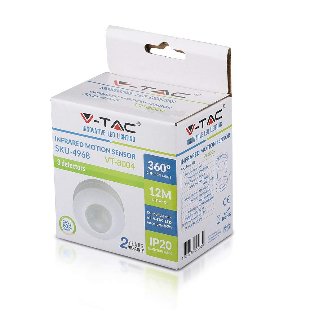 Sensor De Infrarrojos De Techo 360 Max 300W