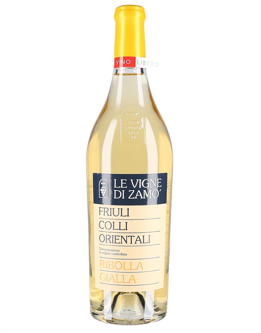 Friuli Colli Orientali DOC Ribolla Gialla Le Vigne di Zamò 2020 0,75 ℓ