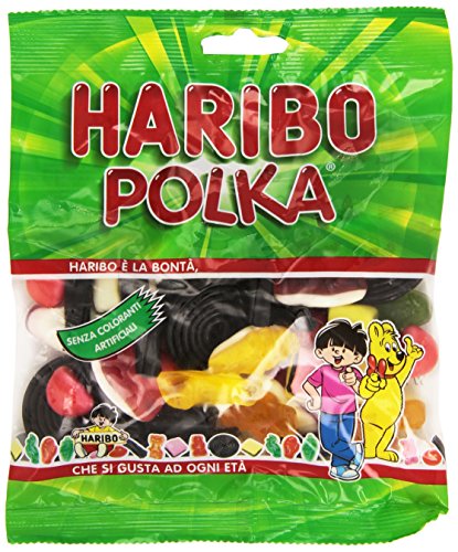 Haribo - Polka, Caramelle Gommose - 6 confezioni da 200g [1200g]
