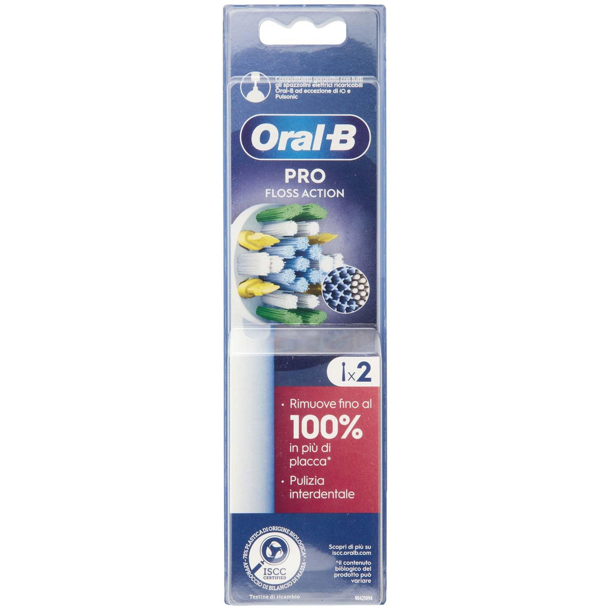 ORAL B PRO FLOSS ACTION RICAMBIO 2 PEZZI per SPAZZOLINO ELETTRICO