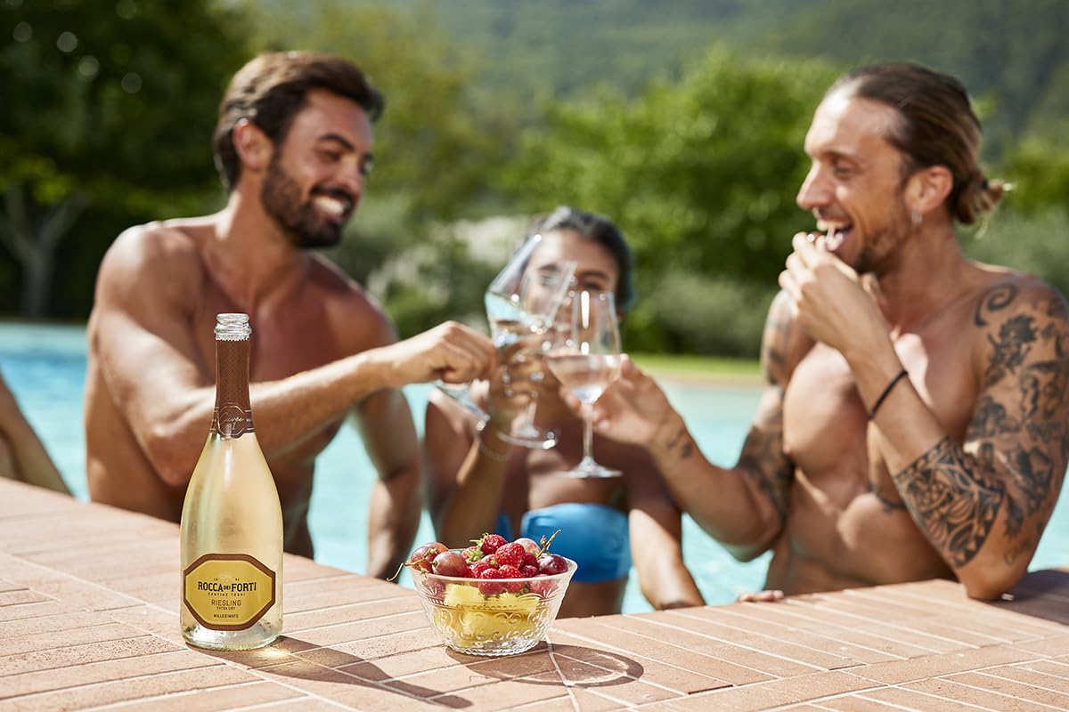 Rocca dei Forti Spumante Riesling Cuvèe n°1 Extra Dry Millesimato - Pacco da 6 x 750 ml