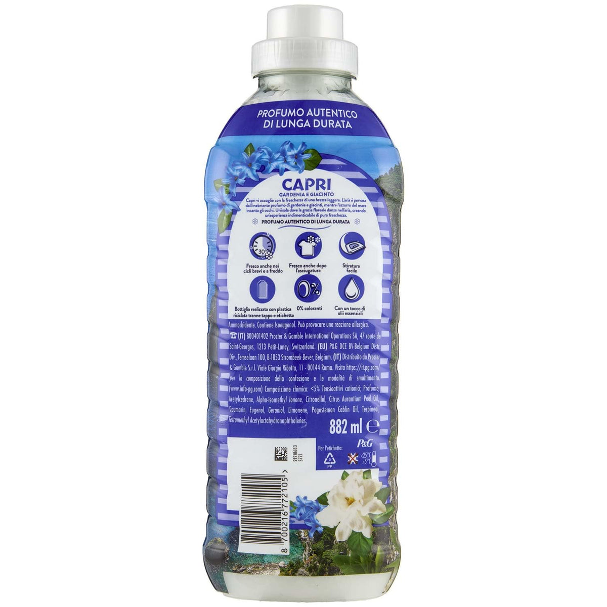 Lenor Ammorbidente Concentrato Essenze Capri 42 Lavaggi - 882ml, 882ml