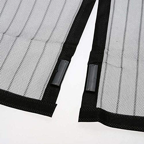CG94 ZANZARIERA IN POLIESTERE PER PORTE CON MAGNETI cm 120 x 250 - COLORE NERO