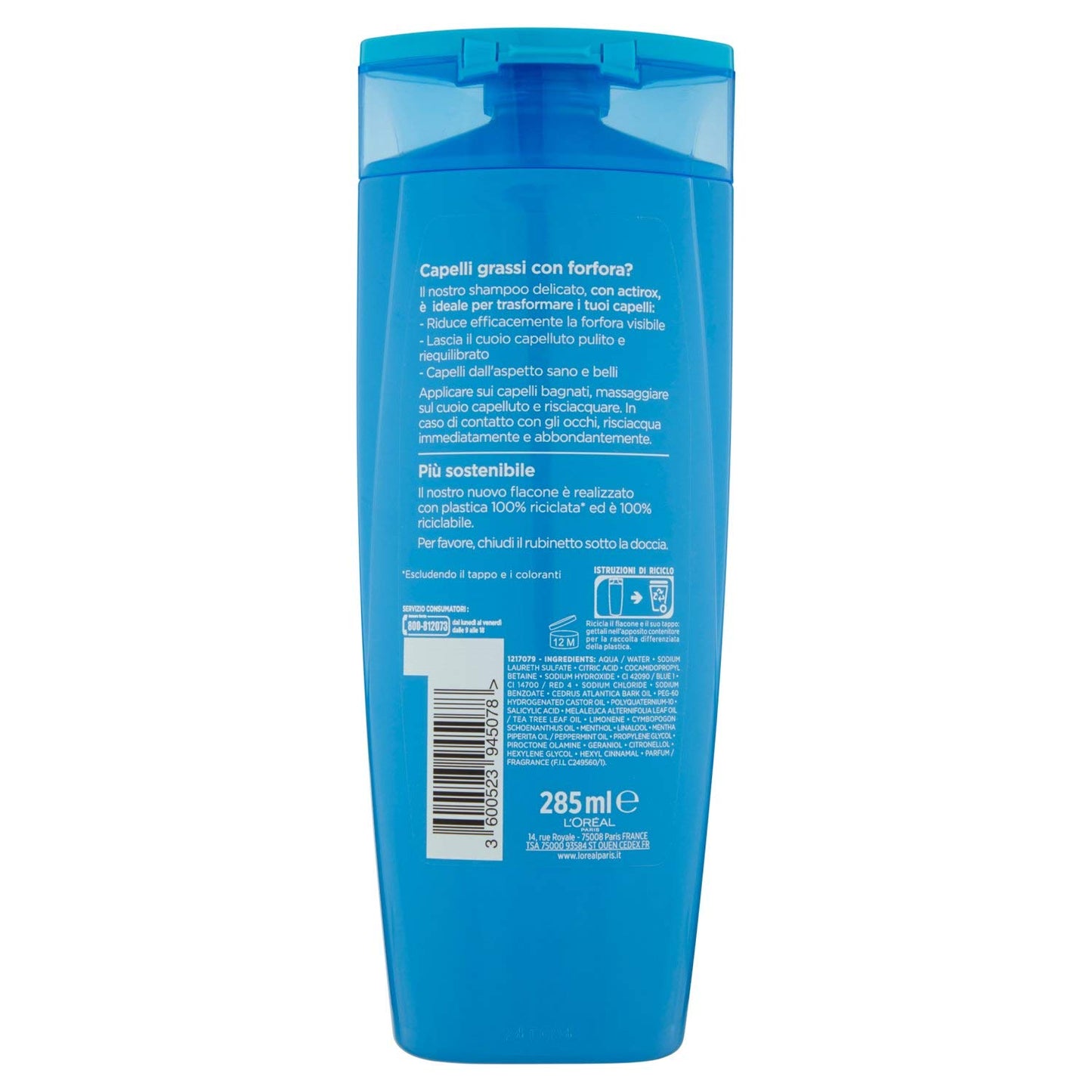 Elvive Antiforfora Capelli Grassi 285 ml