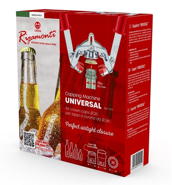 Rigamonti 8283010 Tappatrici, Doppia Leva, Poliammide 66, Acciaio Zinco