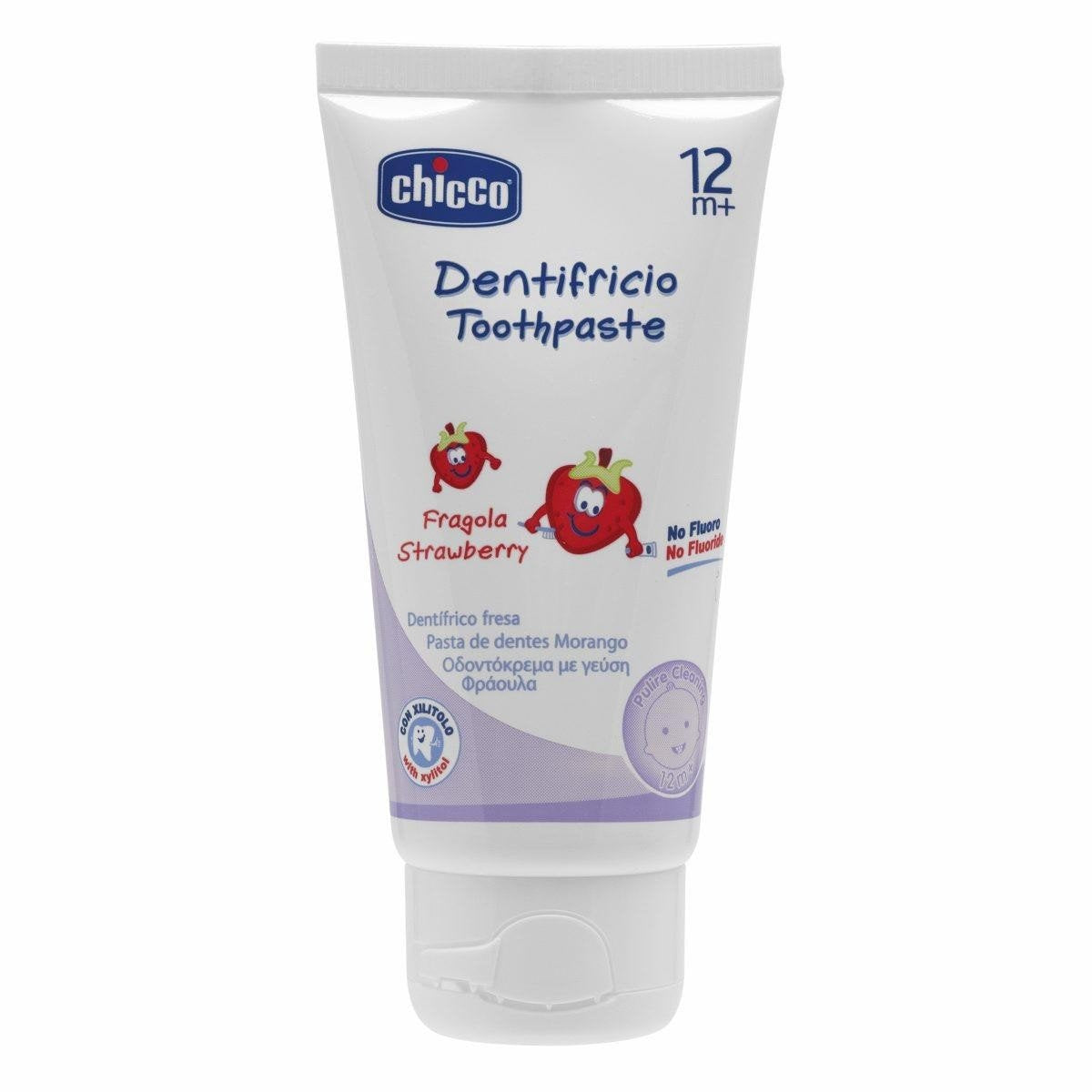 Chicco - Dentifricio, Fragola , 50 ml