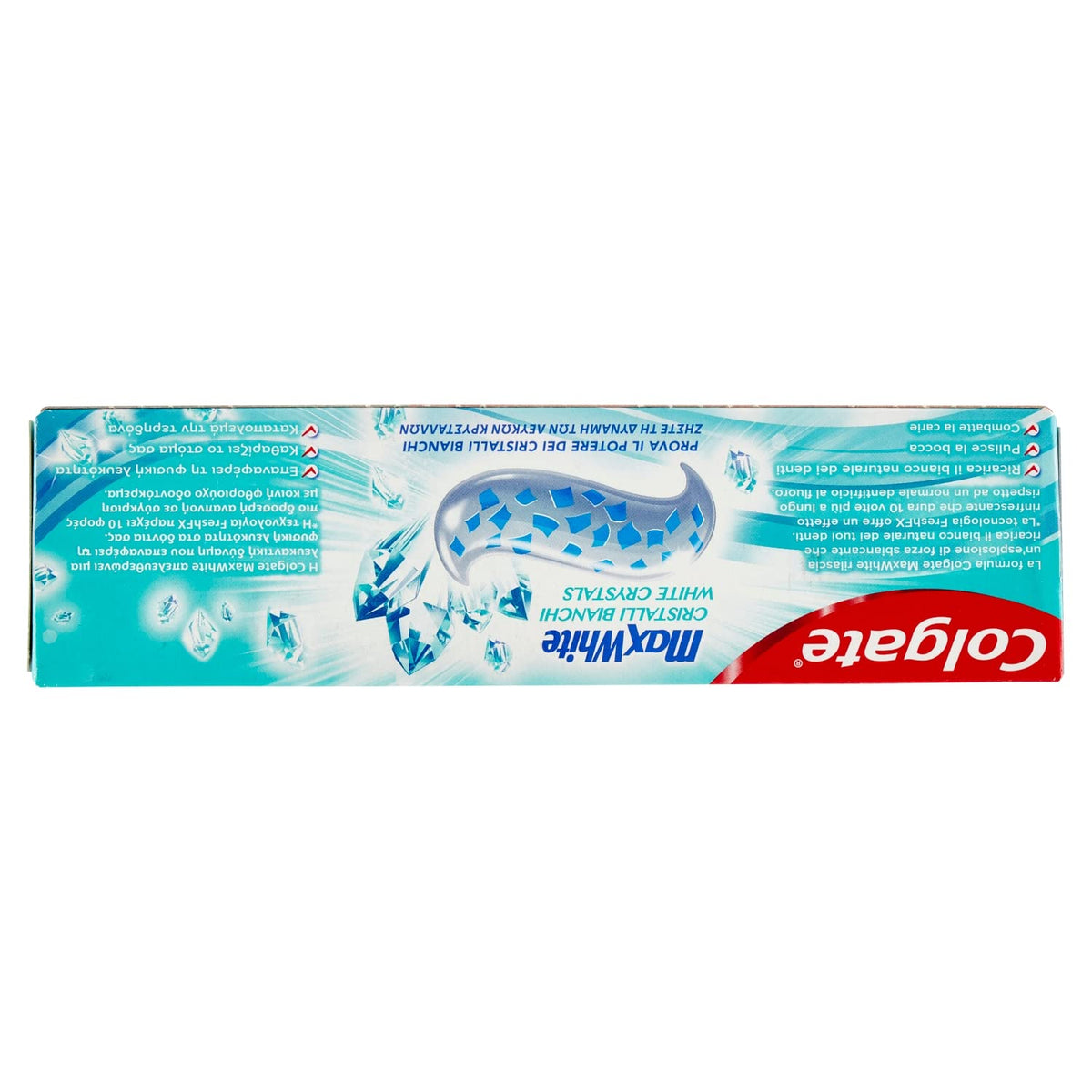 Colgate Dentifricio Sbiancante Max White Cristalli Bianchi, 75ml