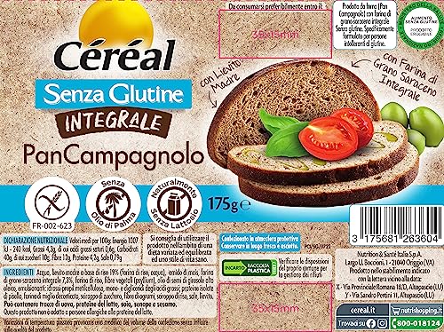 Céréal Pane a Fette, Pangrattato e Campagnolo - senza Glutine